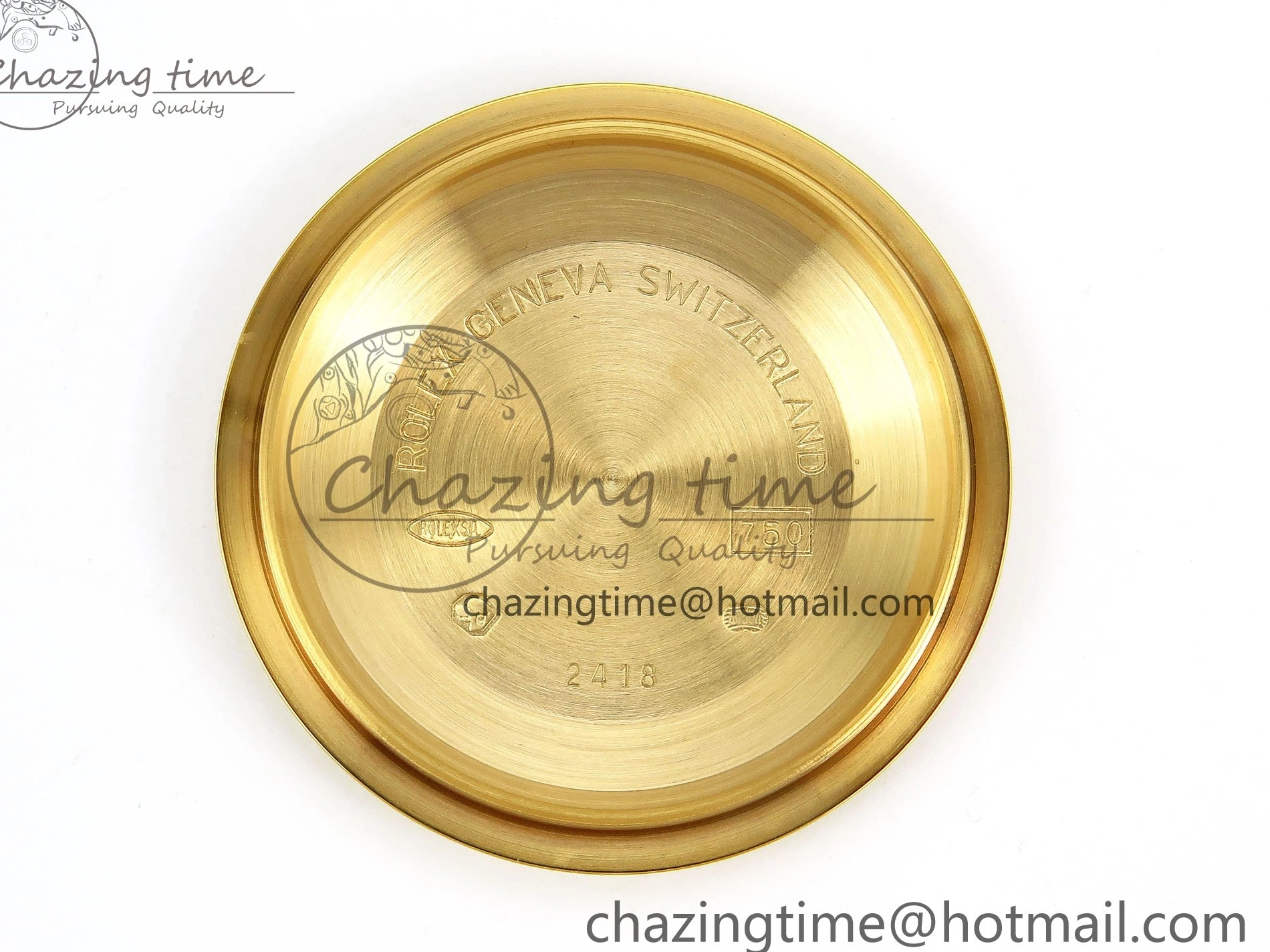 1225 WrinkleFree DayDate 40 228238 ARF 904L Steel YG Crystal Diamonds Bezel on President Bracelet VR 1550